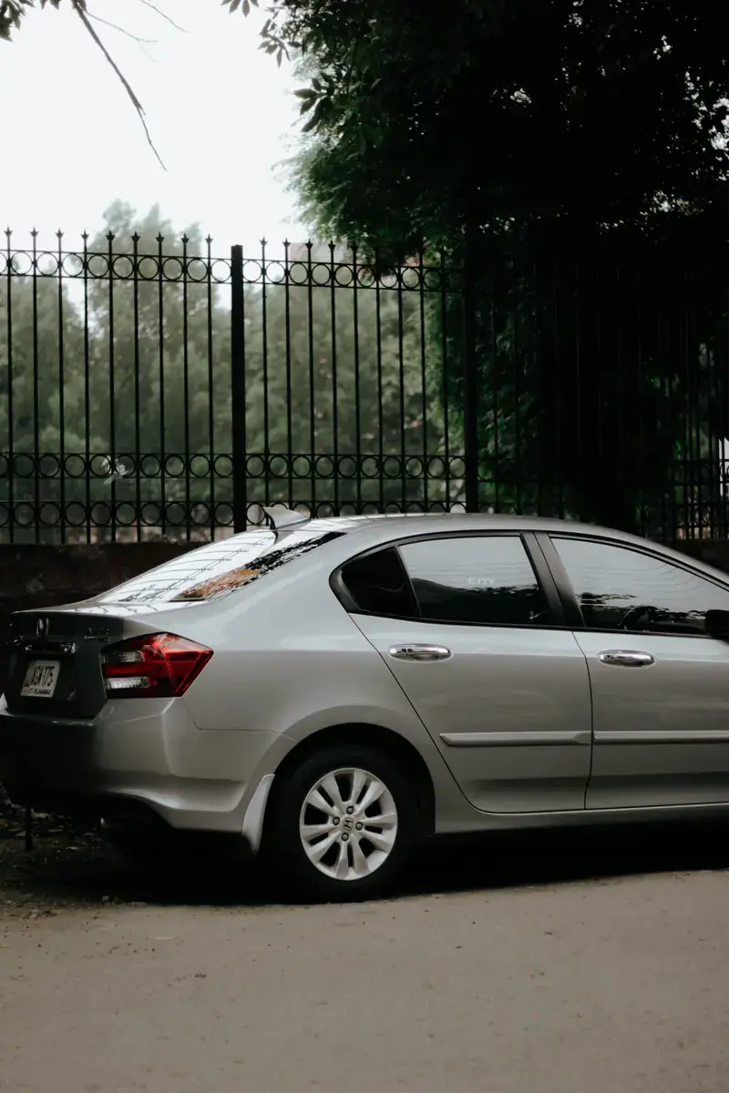 White Honda City Aspire sedan available for rent in Islamabad